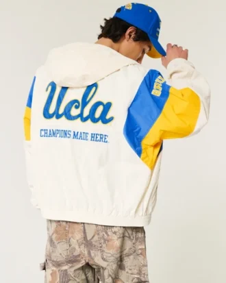 UCLA Bruins grafisk vindjakke med hætte