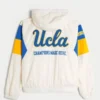 UCLA Bruins grafisk vindjakke med hætte UCLA Bruins grafisk vindjakke med hætte