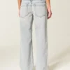 Ultra lavtaljet lysvasket baggy jeans Ultra lavtaljet lysvasket baggy jeans