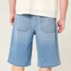 Under knæet Medium vask Super baggy denimshorts Under knæet Medium vask Super baggy denimshorts