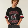 University of Georgia Bulldogs grafisk fodboldtrøje University of Georgia Bulldogs grafisk fodboldtrøje