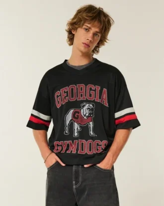 University of Georgia Bulldogs grafisk fodboldtrøje