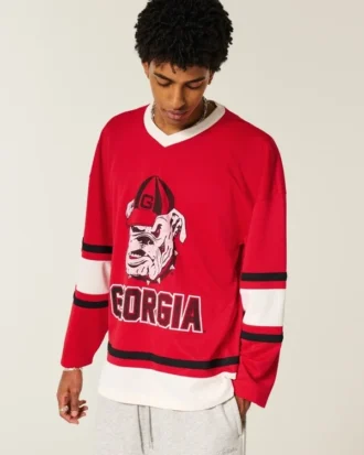 University of Georgia Bulldogs grafisk hockey-trøje