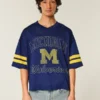 University of Michigan Wolverines grafisk fodboldtrøje University of Michigan Wolverines grafisk fodboldtrøje