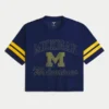 University of Michigan Wolverines grafisk fodboldtrøje University of Michigan Wolverines grafisk fodboldtrøje
