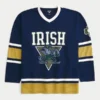 University of Notre Dame Fighting Irish grafisk hockey-trøje University of Notre Dame Fighting Irish grafisk hockey-trøje