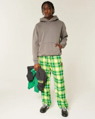 University of Oregon Ducks grafiske flannelbukser