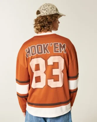 University of Texas at Austin Longhorns grafisk hockey-trøje
