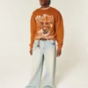 University of Texas at Austin Longhorns Graphic Crew Sweatshirt University of Texas at Austin Longhorns Graphic Crew Sweatshirt
