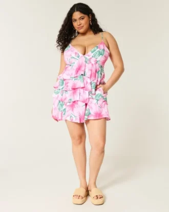 v hals babydoll minikjole med flaeser 2 3 330x413 - V-hals babydoll-minikjole med fl&aelig;ser