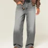 Vasket grå superbaggy jeans Vasket grå superbaggy jeans