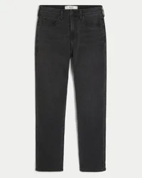 Vasket sort atletisk skinny jeans