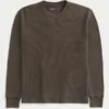 Vasket termisk crew-shirt Vasket termisk crew-shirt