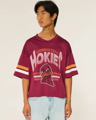 Virginia Tech Hokies grafisk fodboldtrøje