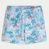 Volley-badeshorts til midt på låret Volley-badeshorts til midt på låret