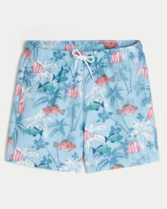 Volley-badeshorts til midt på låret