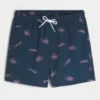 Volley-badeshorts til midt på låret Volley-badeshorts til midt på låret