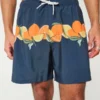 Volley-badeshorts til midt på låret Volley-badeshorts til midt på låret