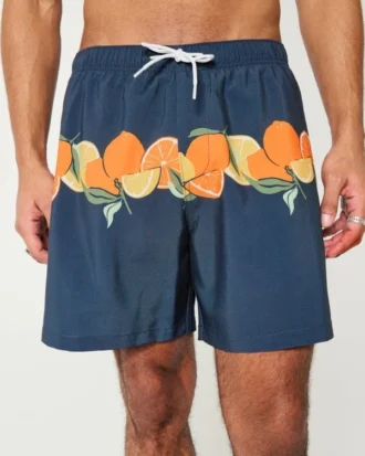 Volley-badeshorts til midt på låret