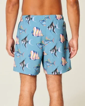 Volley-badeshorts til midt på låret