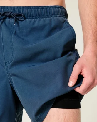 Volley-badeshorts til midt på låret