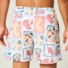 Volley-badeshorts til midt på låret Volley-badeshorts til midt på låret