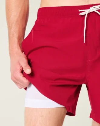 Volley-badeshorts til midt på låret