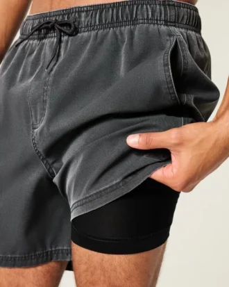 Volley-badeshorts til midt på låret