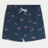 Volley-badeshorts til midt på låret Volley-badeshorts til midt på låret