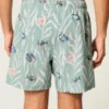 Volley-badeshorts til midt på låret Volley-badeshorts til midt på låret