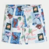 Volley-badeshorts til midt på låret Volley-badeshorts til midt på låret