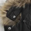 Y2K-vest med hætte og kant i imiteret pels Y2K-vest med hætte og kant i imiteret pels